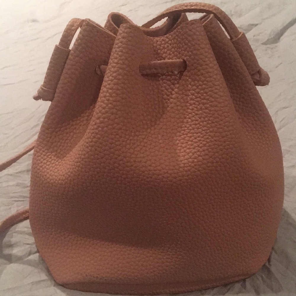 Soft pink crossbody purse